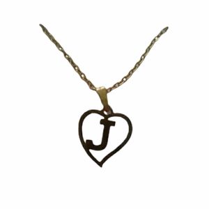 Vintage Jean Gerard Bauer Initial Necklace